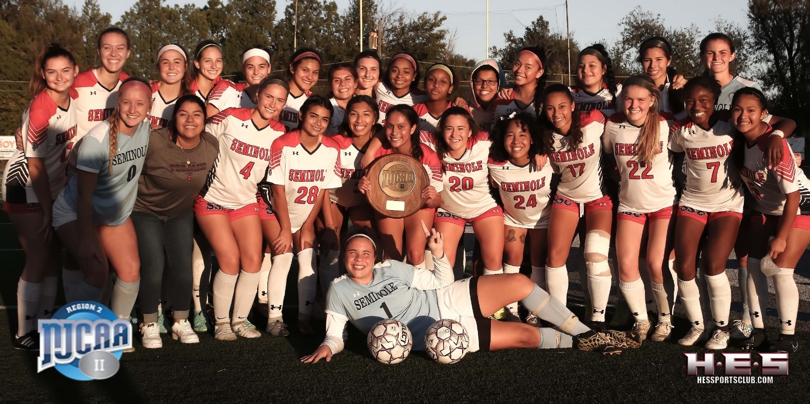 2021 Women's Soccer Region Champions - Seminole State College