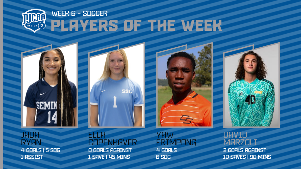 Week 6 - Soccer Players of the Week